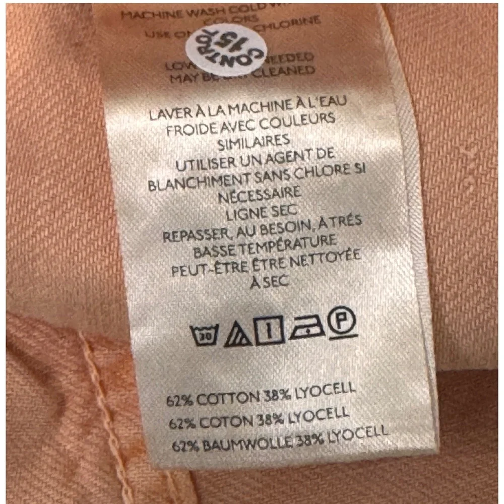 Pilcro Anthropologie Orange Denim Mini Skirt‎